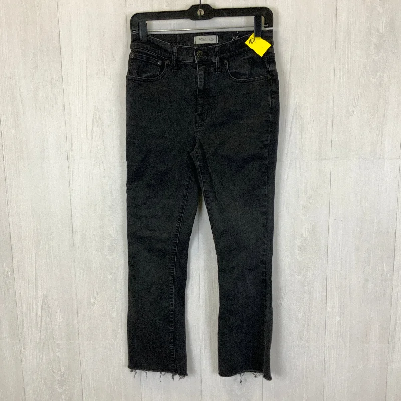Jeans Boot Cut By Madewell In Black Denim, Size: 6 Earthy Women's 