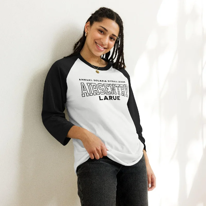 Ashanti Larue Pitball League Raglan Shirt Elegant Women's Formal 