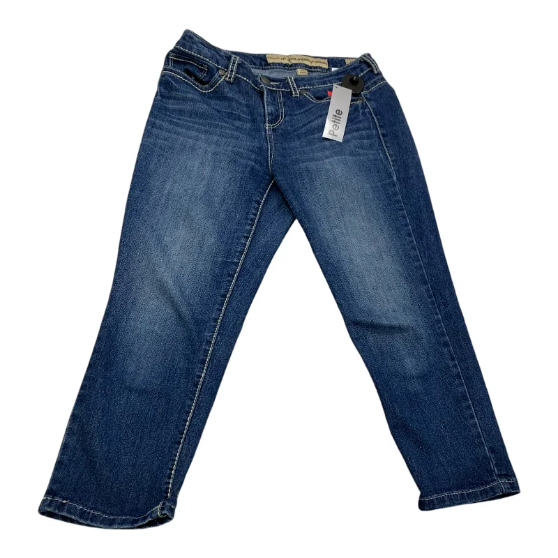 Jeans Straight By Nine West In Blue Denim, Size: 6p Rugged Women's Outdoor 