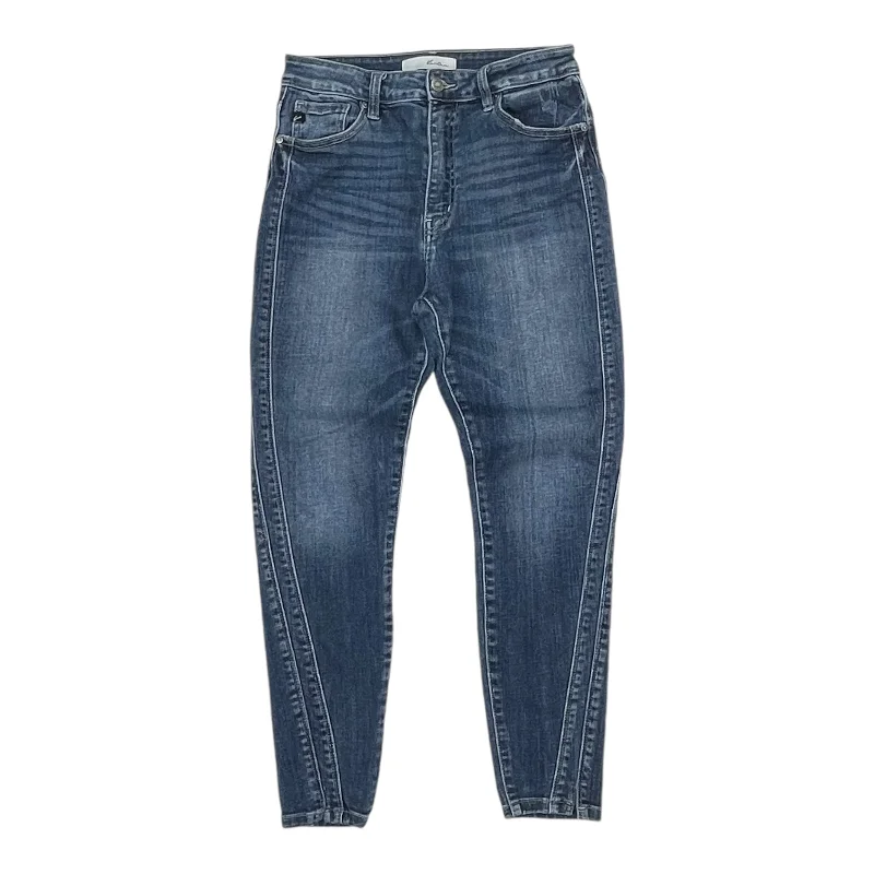 Jeans Skinny By Kancan In Blue Denim, Size:6 Casual Women's Loose - fitting