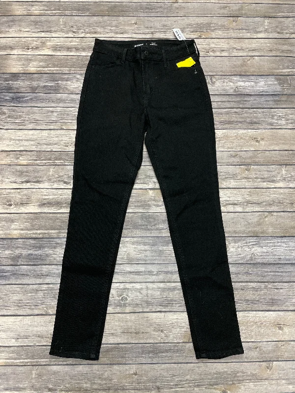 Jeans Skinny By Old Navy In Black Denim, Size: 6 Dynamic Women's High - energy