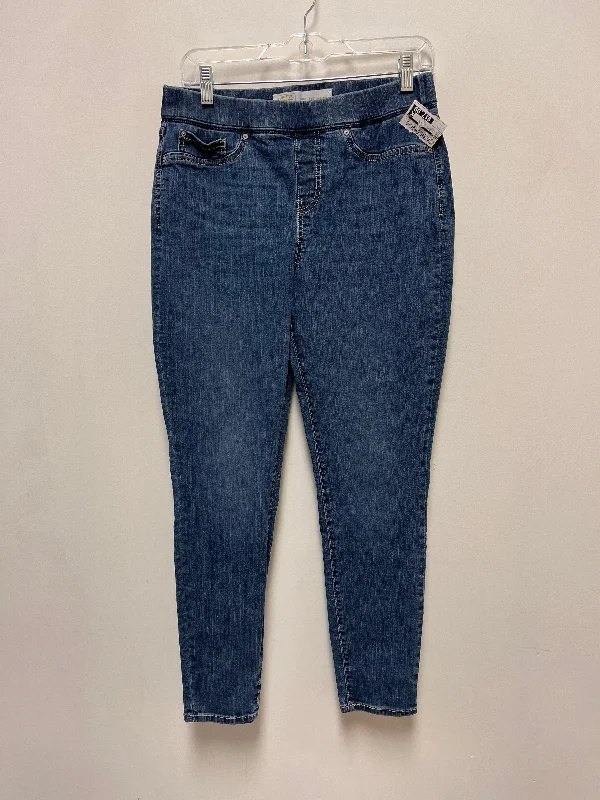 Jeans Skinny By Levis In Blue Denim, Size: 10 Cool Women's Distressed