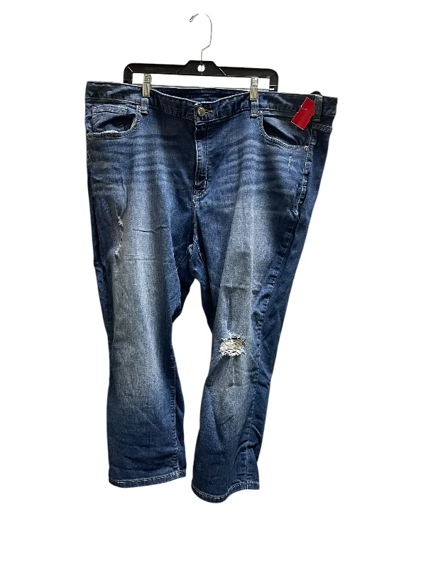 Jeans Boyfriend By Lane Bryant In Blue Denim, Size: 26 Compression