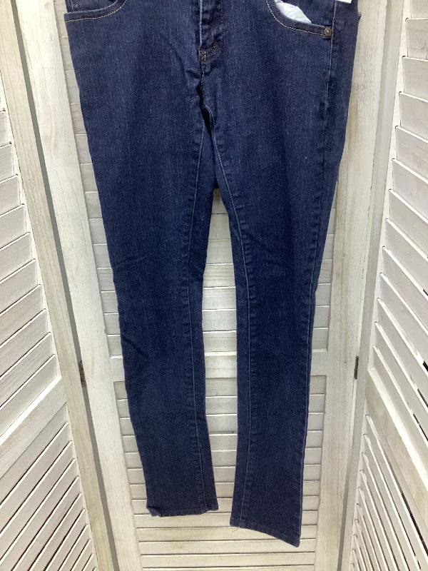 Jeans Skinny By Papaya In Blue Denim, Size: 5 Traditional Women's 