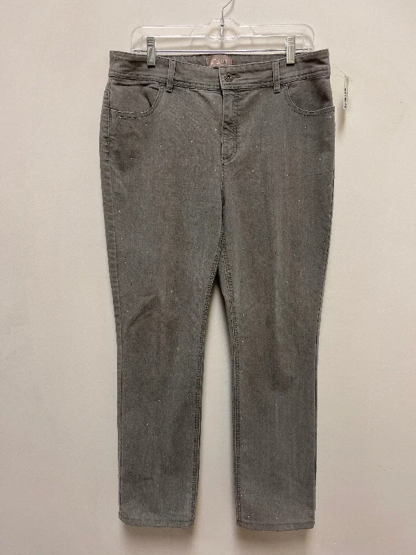 Jeans Skinny By Chicos In Grey, Size: 10 Bold Women's Statement