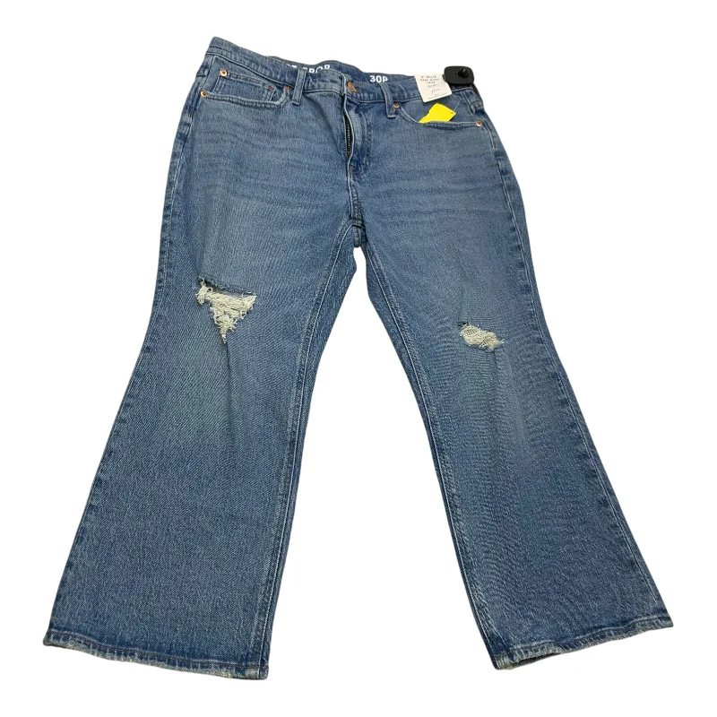 Jeans Boot Cut By J. Crew In Blue Denim, Size: 10 Sustainable Organic