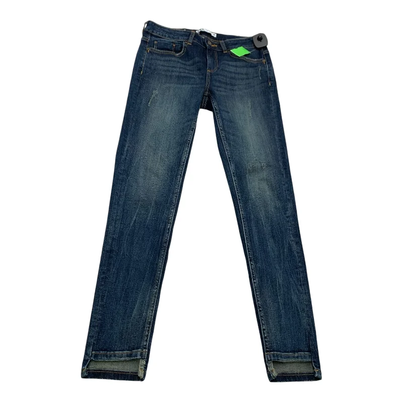 Jeans Skinny By Zara In Blue Denim, Size: 4 Luxurious Women's High -  end