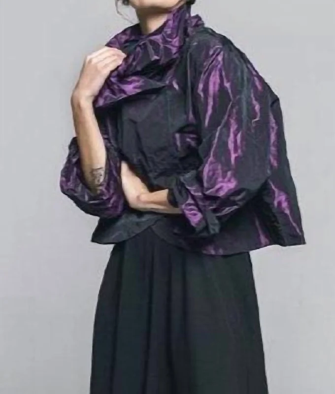 Cannes Jacket In Plum Scandinavian