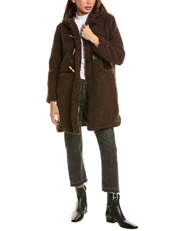 Urban Republic Teddy Fleece Toggle Coat Bohemian Women's Free