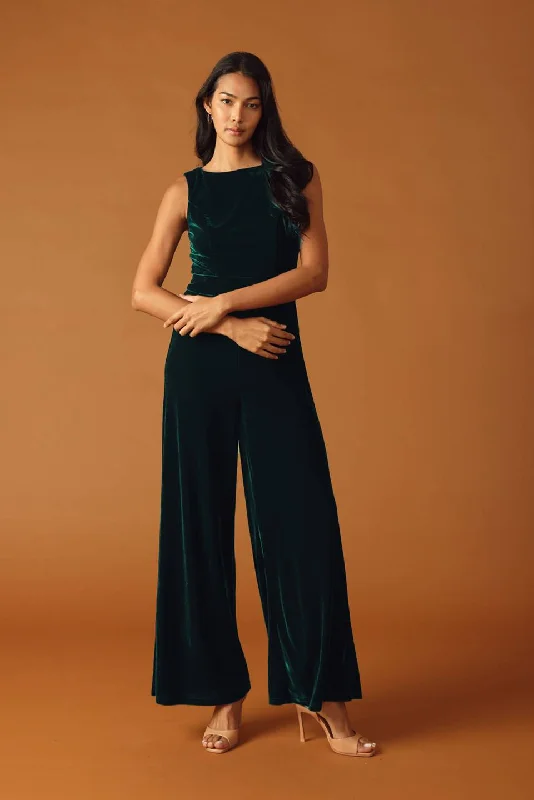 FINAL TOUCHES VELVET JUMPSUIT Artistic Women's Avant - 