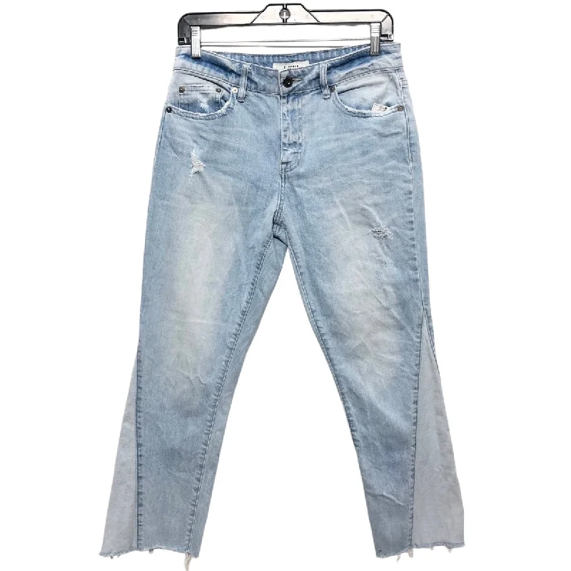 Jeans Cropped By Pistola In Blue Denim, Size: 4 Earthy Women's Hemp - based