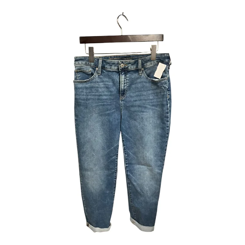 Jeans Boyfriend By Chicos In Blue Denim, Size: 12 Artistic Women's Avant - 