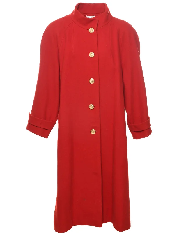 Leslie Fay Wool Coat - XL Cashmere