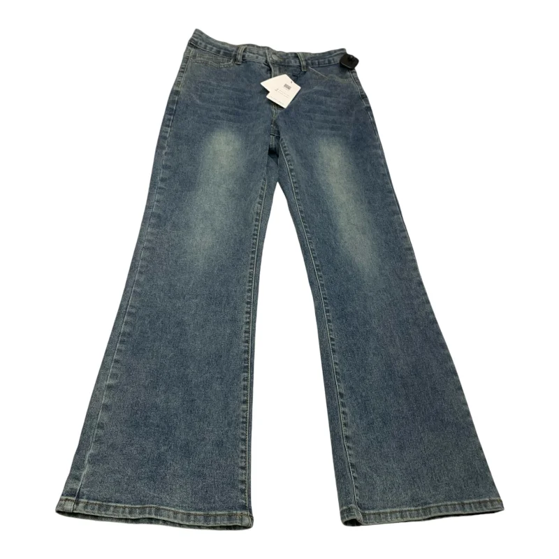 Jeans Boot Cut By Dazy In Blue Denim, Size: Xl Disco