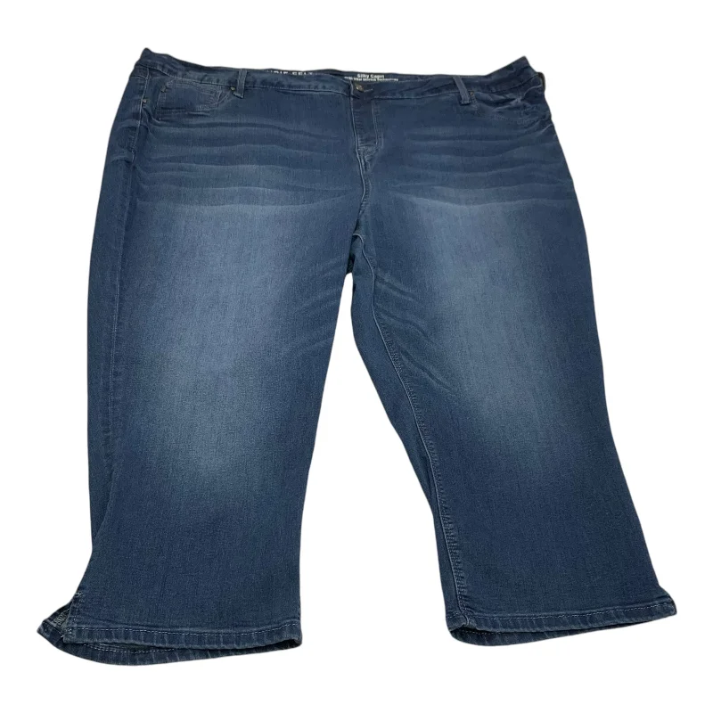 Jeans Straight By Avenue In Blue Denim, Size: 26 Modern Women's Tech