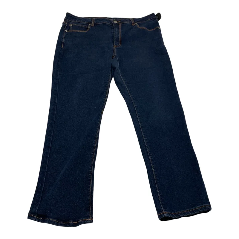 Jeans Skinny By Tahari By Arthur Levine In Blue Denim, Size: 14 Tough Women's Military - inspired