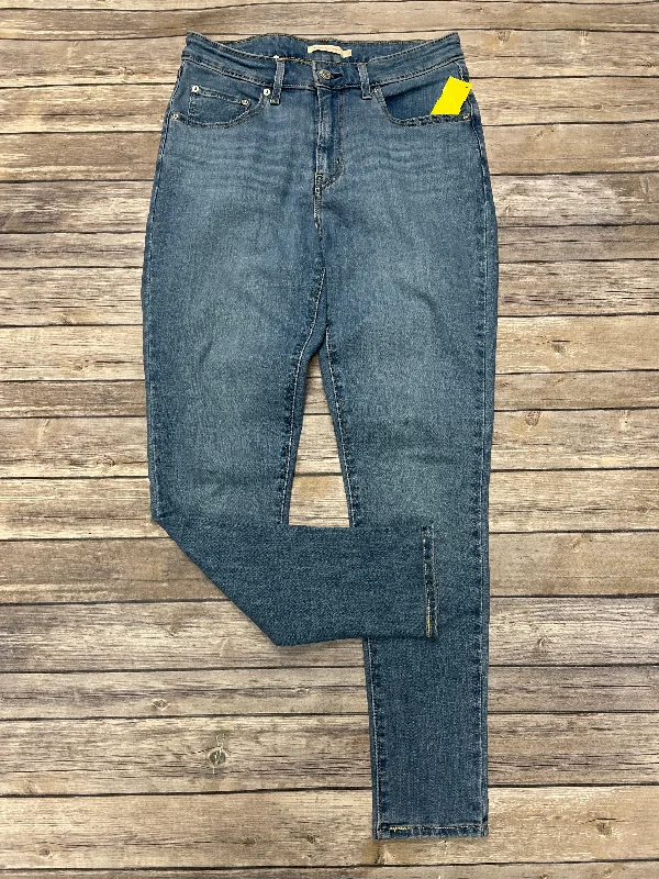 Jeans Skinny By Levis In Blue Denim, Size: 10 Modern Women's 