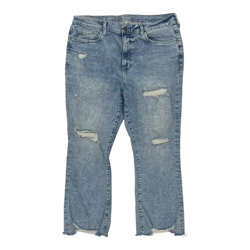 Jeans Straight By Ana In Blue Denim, Size:16 Laid - back Women's Vibe