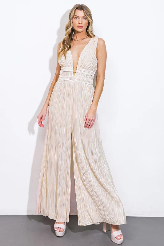 PURE AMBITION WOVEN JUMPSUIT Contemporary 