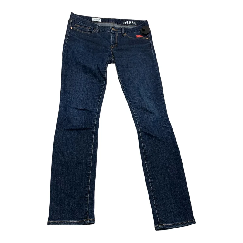 Jeans Skinny By Gap In Blue Denim, Size: 6 Adventure