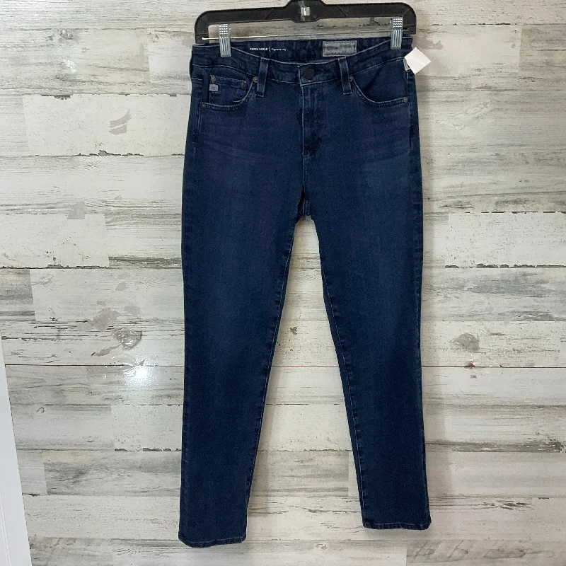 Jeans Skinny By Adriano Goldschmied In Blue Denim, Size: 4 Feminine Women's Soft 