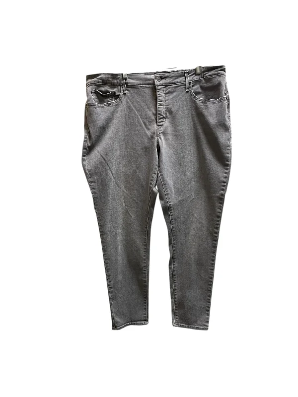 Jeans Skinny By Levis In Grey, Size: 24 Earthy Women's Hemp - based