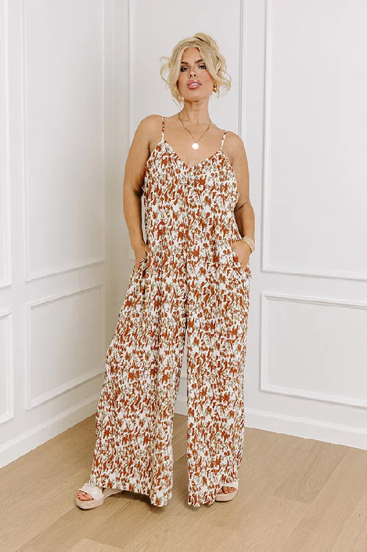 Fiercely Loved Jumpsuit In White Curves Earthy Women's Hemp - based