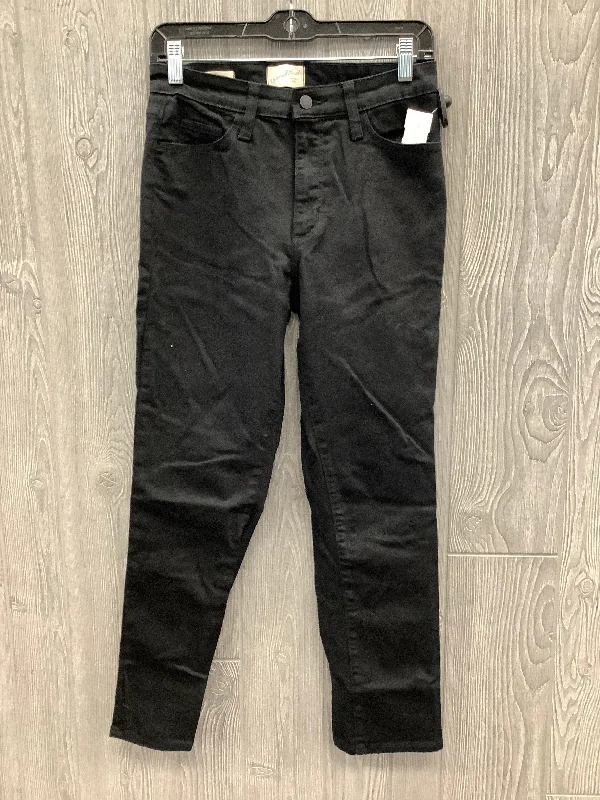 Jeans Straight By Universal Thread In Black Denim, Size: 4 Bold Women's Animal Print