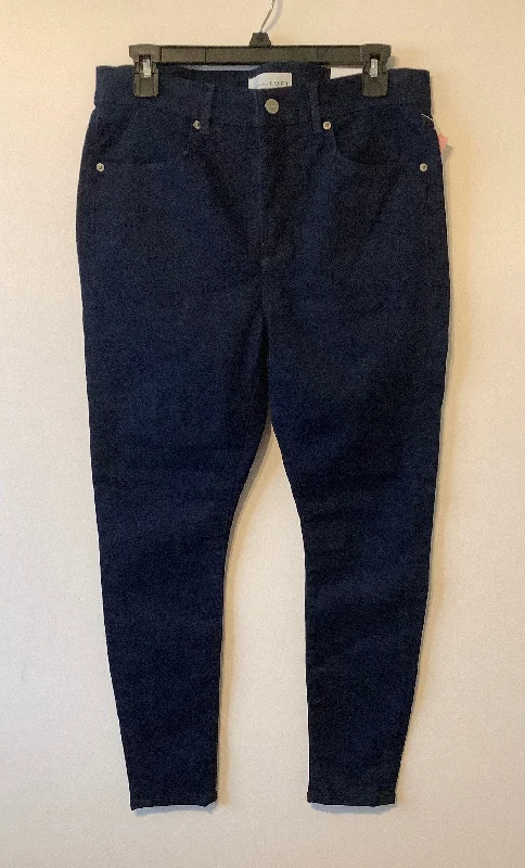 Jeans Skinny By Loft In Blue Denim, Size: 12petite Refined Women's Velvet