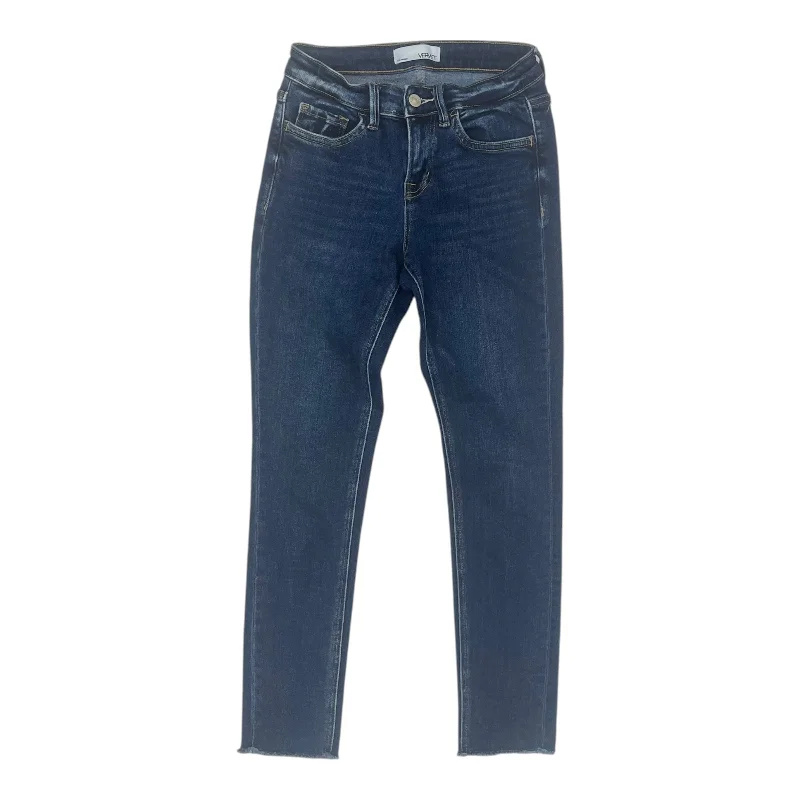Jeans Skinny By Vervet In Blue Denim, Size:2 Sleek Women's 