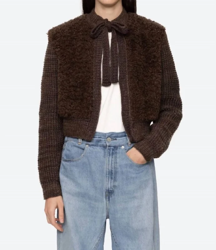 Fenna Jacket In Chocolate Cozy Women's Winter