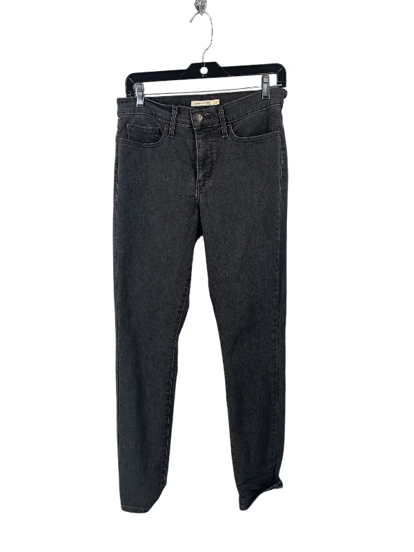 Jeans Skinny By Levis In Black, Size: 8 Gym