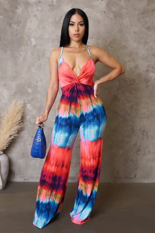 Got What I Wanted Jumpsuit - Multi Dynamic Women's High - energy