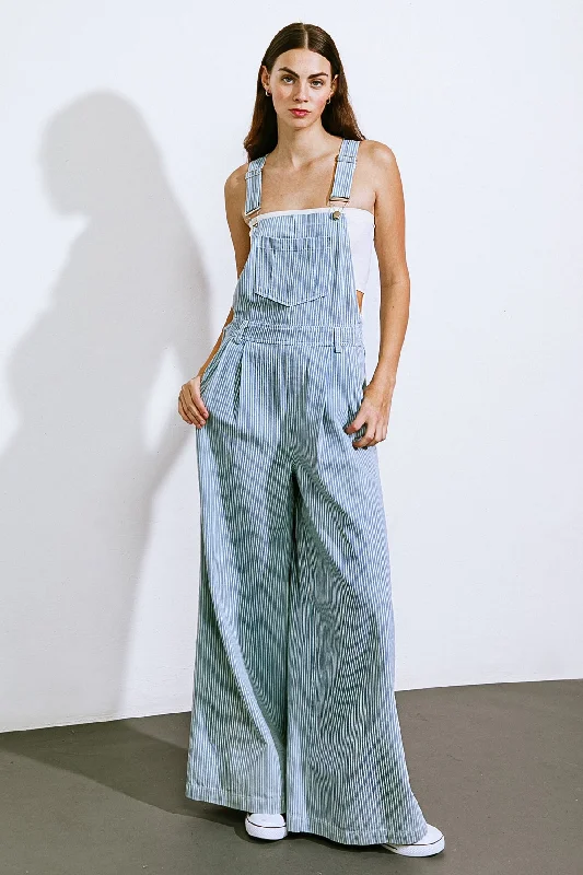 DANCING WITH YOU DENIM JUMPSUIT Hip Women's Retro