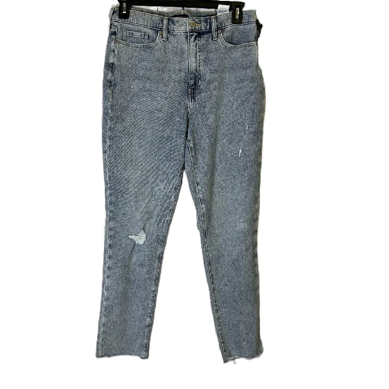 Jeans Straight By Banana Republic In Blue Denim, Size: 10 Modern Women's 