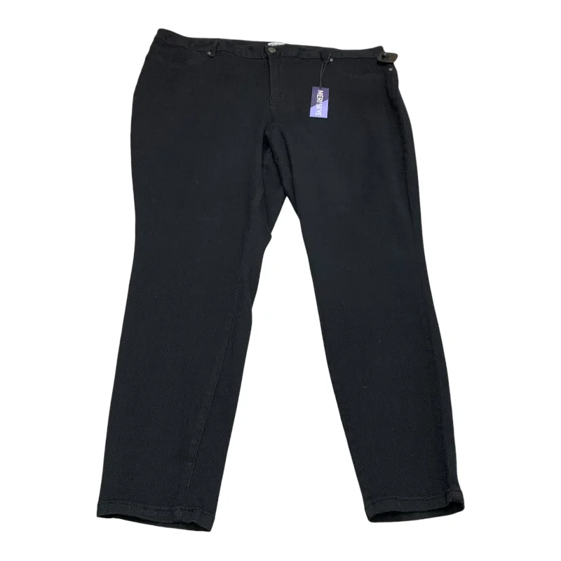 Jeans Straight By Clothes Mentor In Black, Size: 26 Hip Women's Retro