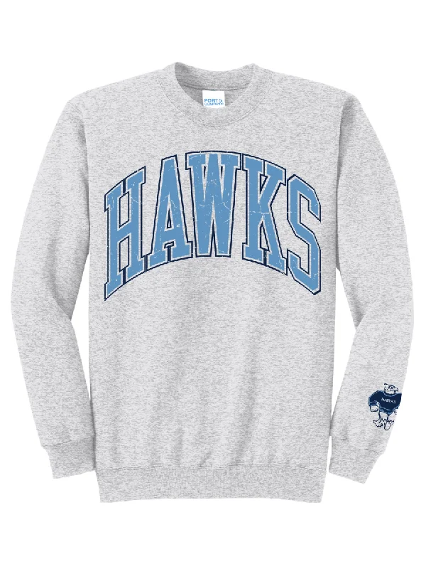 Vintage Hawks Fleece Lined Sweatshirt Business