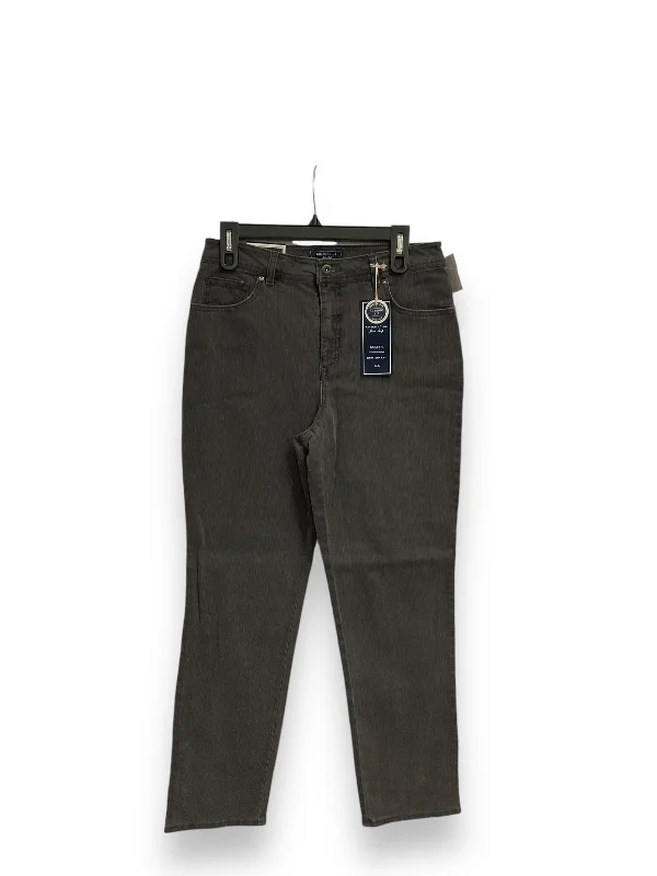 Jeans Straight By Charter Club In Grey, Size: 8 Disco
