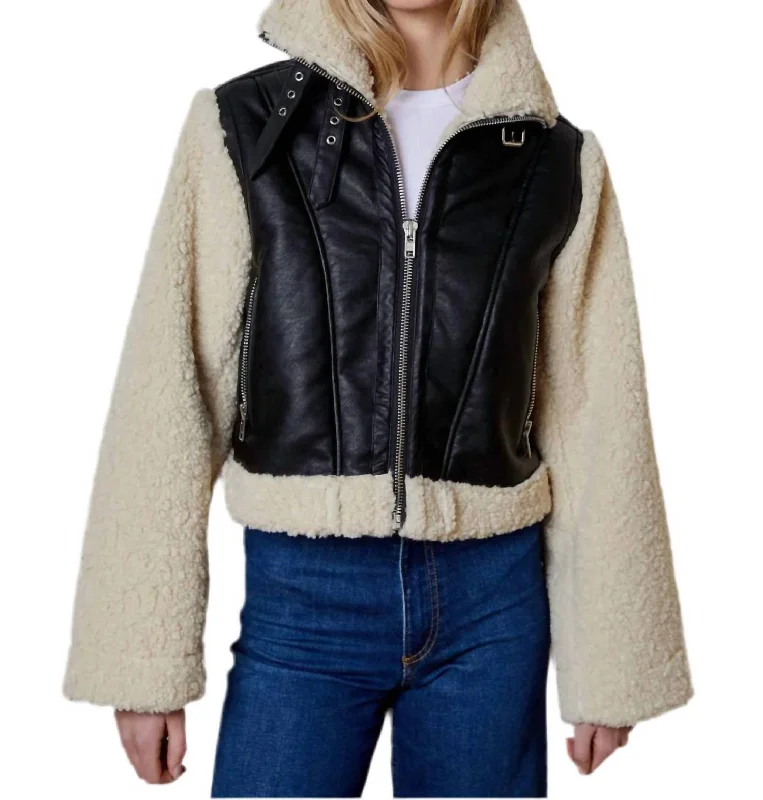 Chloe Jacket In Ivory Combo Contemporary 