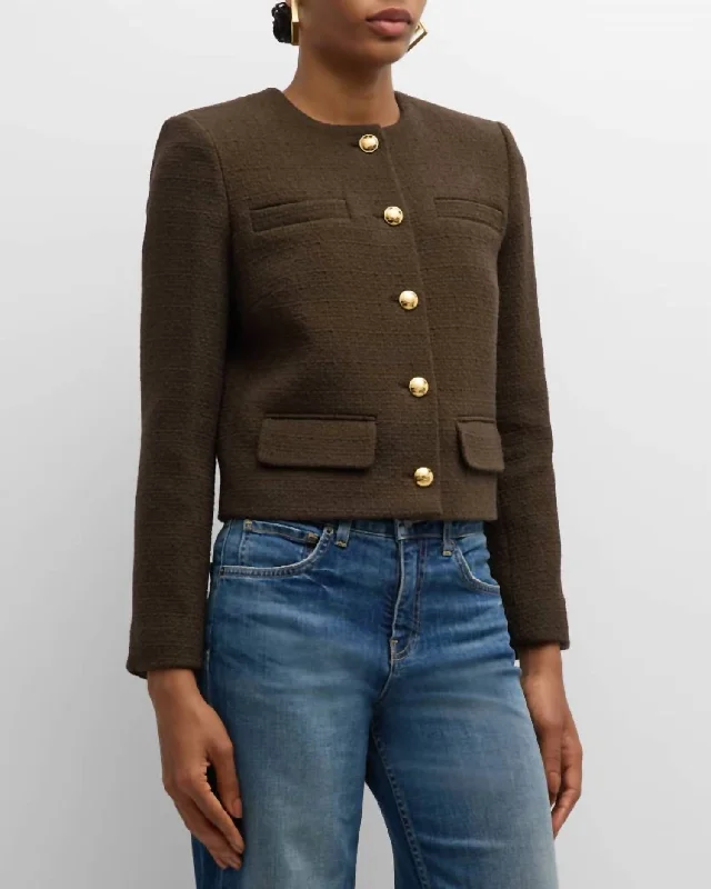 Paige Jacket In Espresso Casual Women's Japanese 
