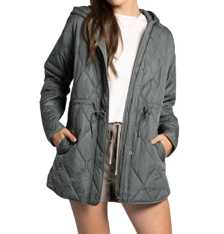 Cecily Jacket In Smoked Jade Cool Women's Skate