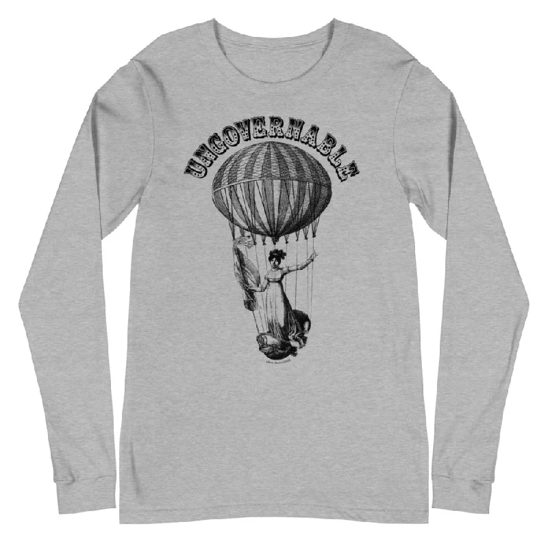 Ungovernable Unisex Long Sleeve Tee Tough Women's Military - inspired