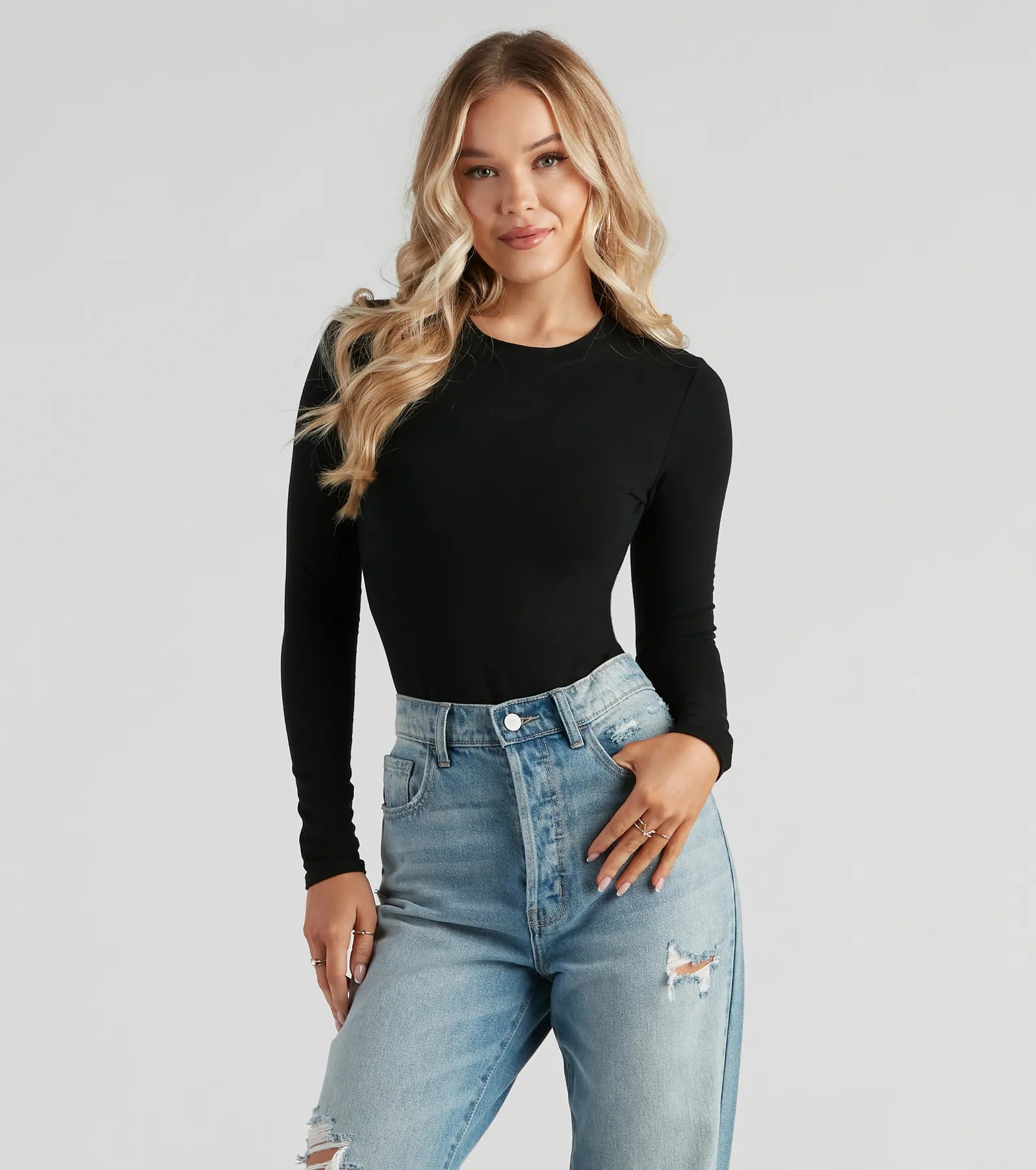 Not Your Basic Long Sleeve Bodysuit Street