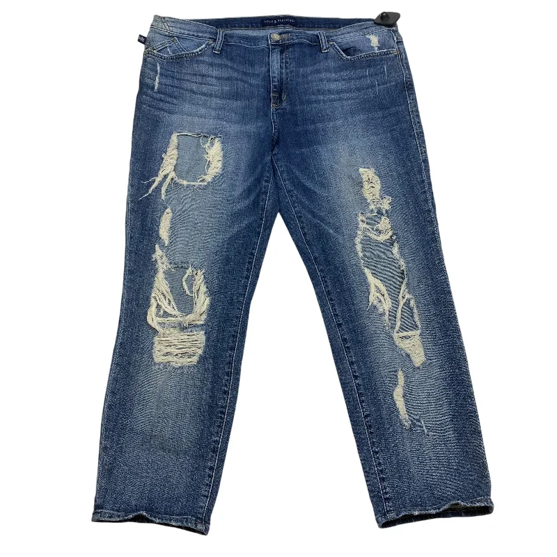 Jeans Skinny By Rock And Republic In Blue Denim, Size: 16 Dynamic Women's High - energy