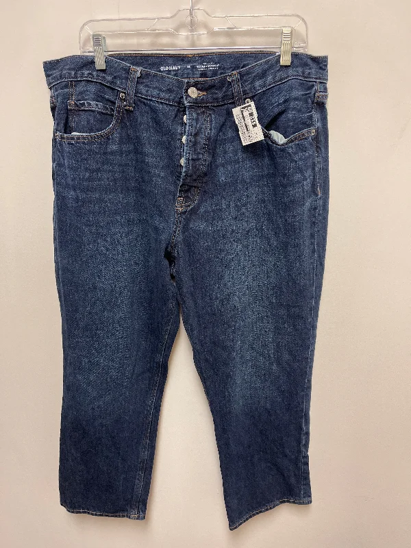Jeans Straight By Old Navy In Blue Denim, Size: 14 purpose