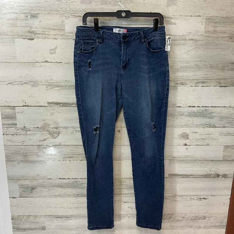 Jeans Skinny By Cabi In Blue Denim, Size: 10 Artistic Women's Avant - 