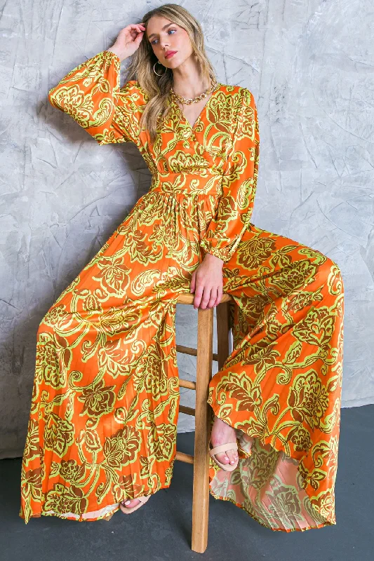 BLUSHING WITH BRILLIANCE SATIN JUMPSUIT Women