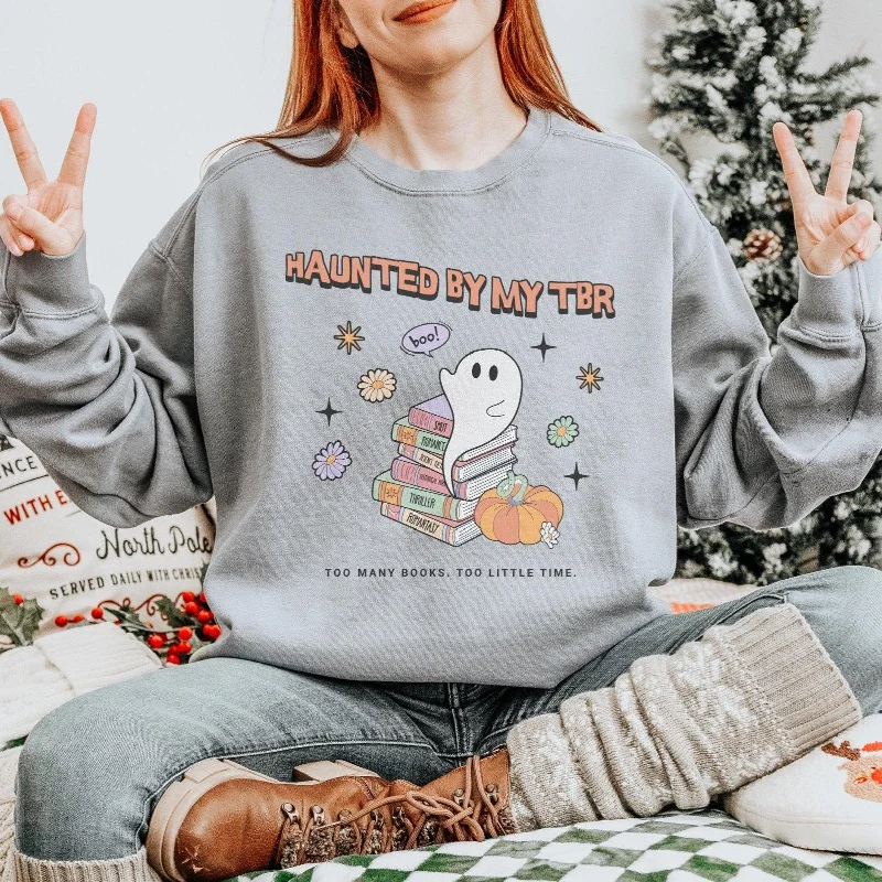 Haunted by TBR Long Sleeve Shirt Modern Women's 