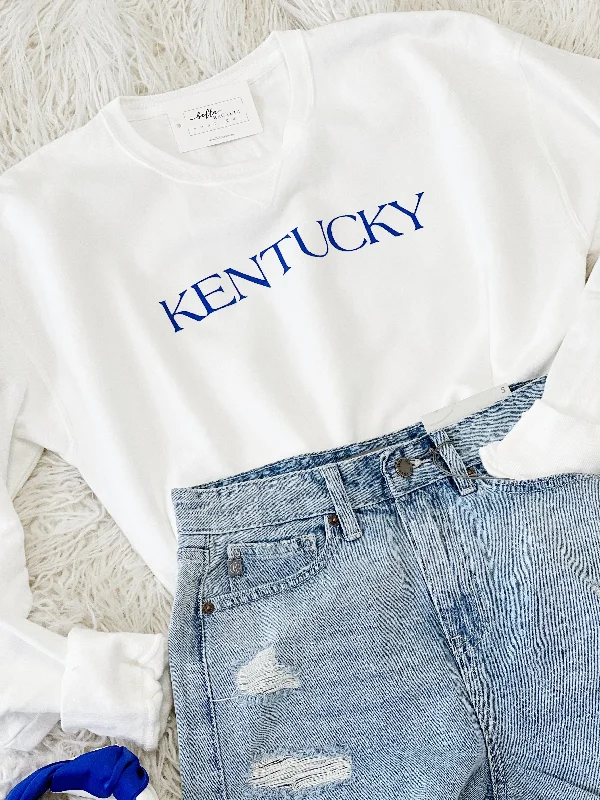 The Best Kentucky Sweatshirt- White Vacation