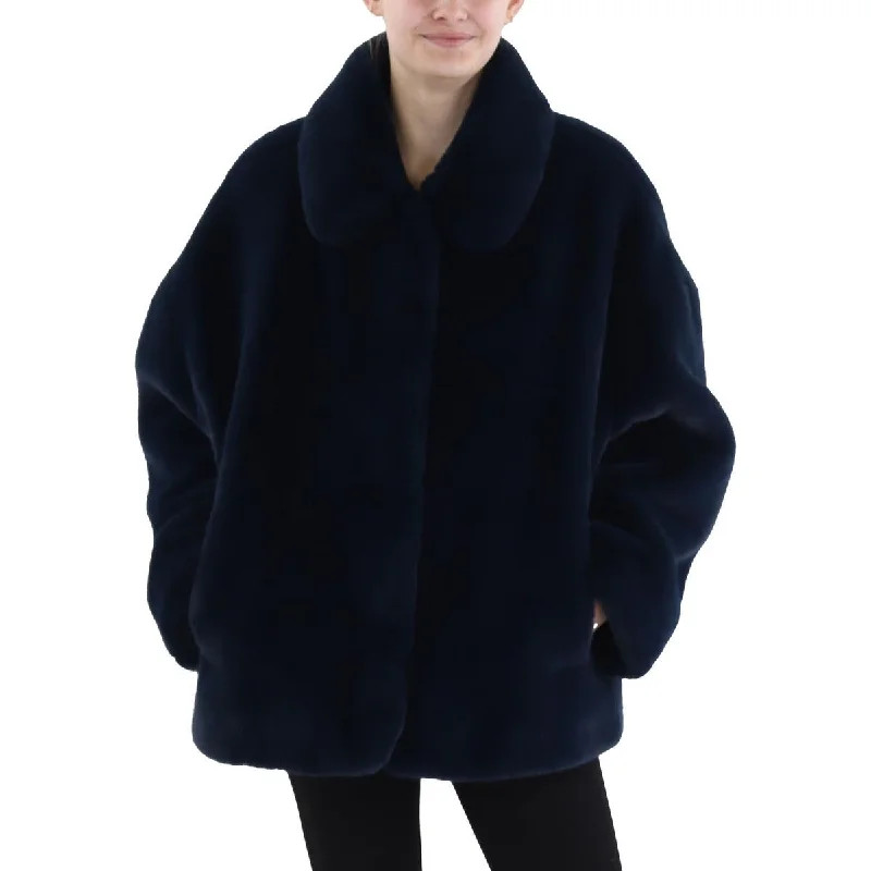 Womens Faux Fur Long Faux Fur Coat Confident Women's Power